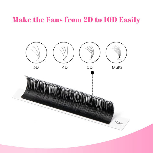 high-quality korean matte black pbt (false mink silk) fiber that is soft, light, and curl-retentive