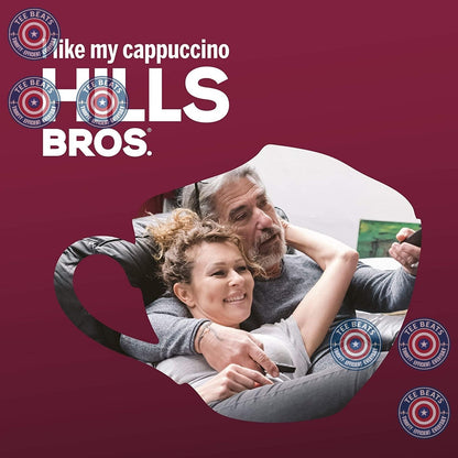 Hills Bros. Instant Cappuccino Mix Sugar Free French Vanilla – Premium-Tasting Mocha-Style Drink, Creamy Finish in Every Cup