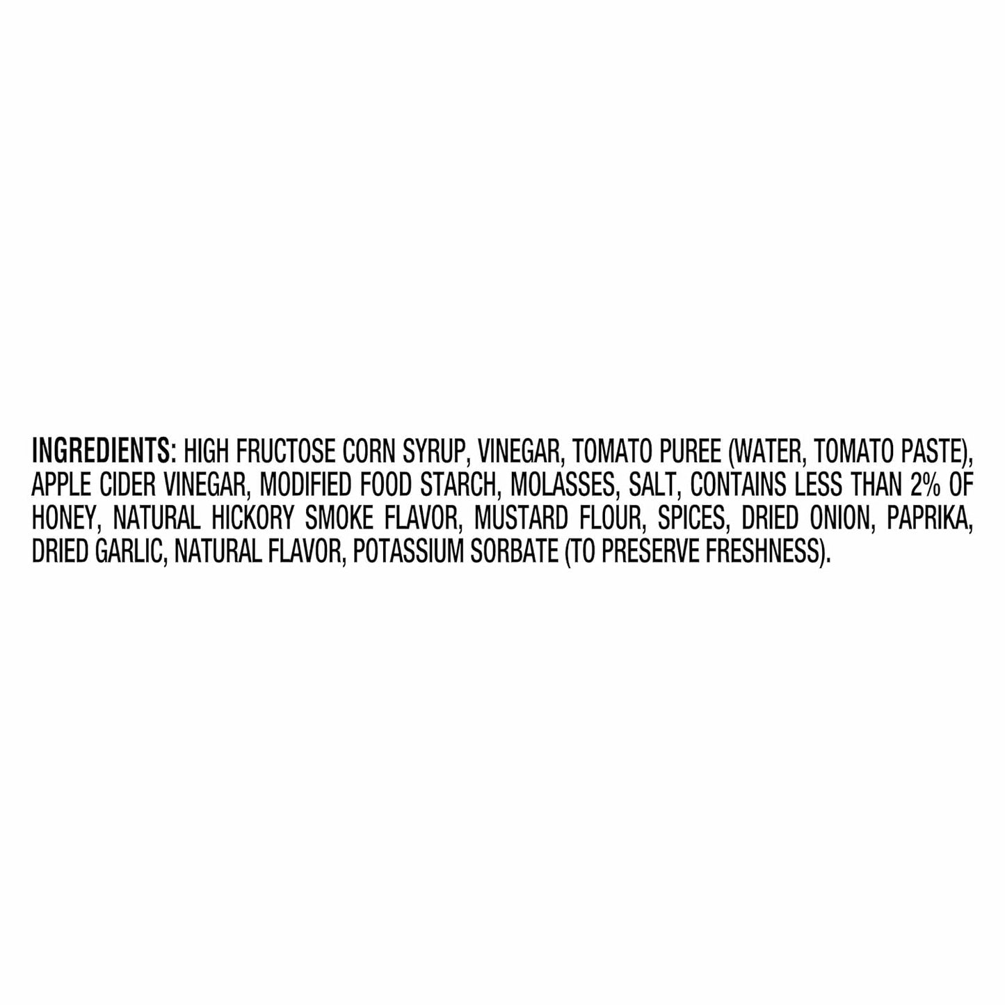 hint of honey sweetness balanced with classic bbq tang