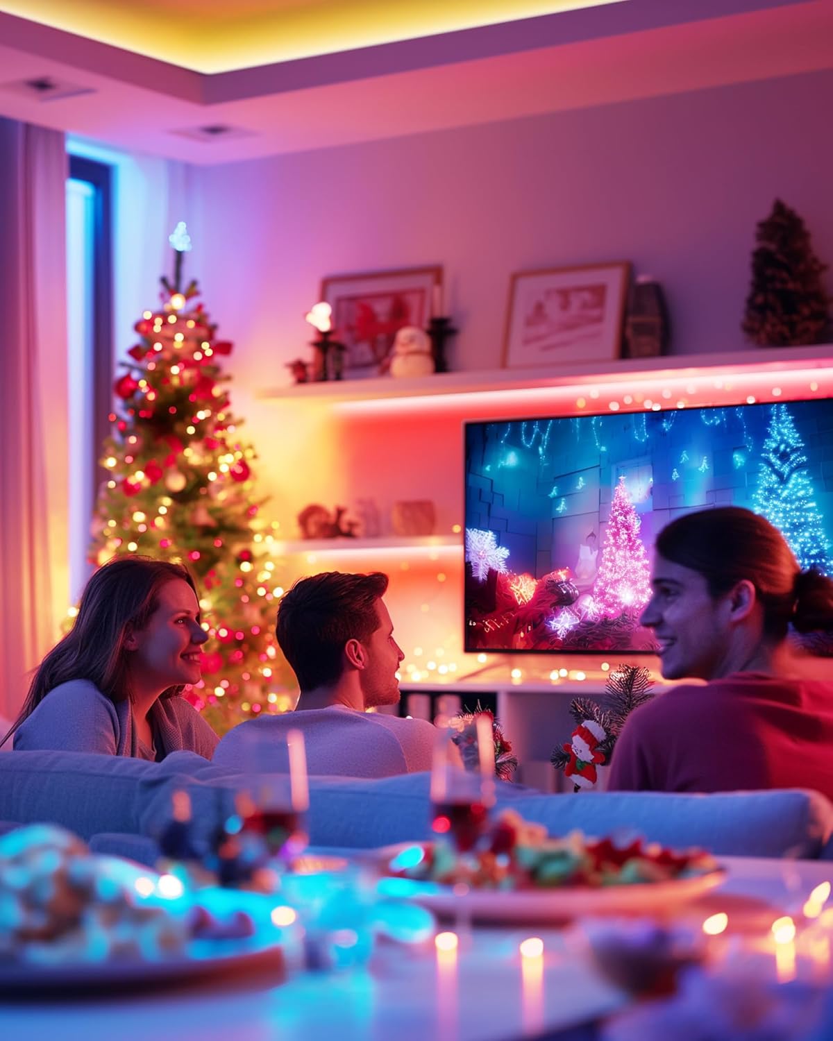 HitLights LED Strip Lights – Christmas Gift for Dad, Immersive TV Backlight for Movie Nights and Man Cave