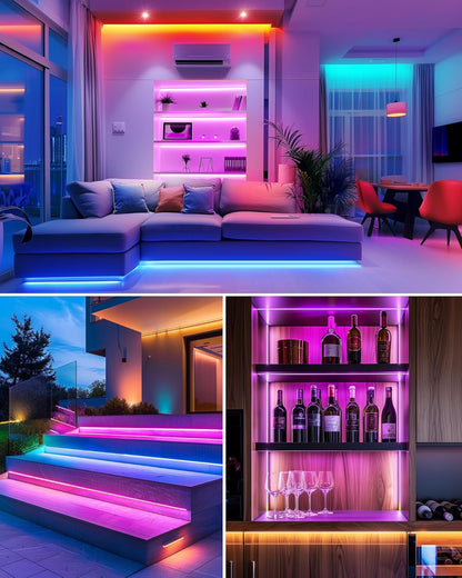 HitLights LED Strip Lights – Christmas Gift for Dad, Immersive TV Backlight for Movie Nights and Man Cave