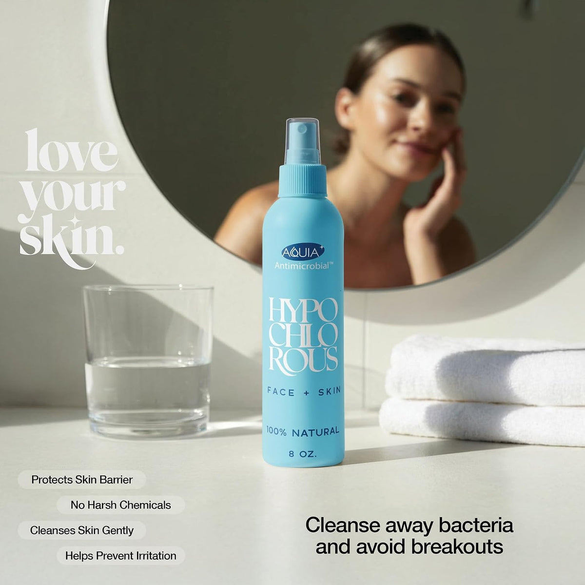 HOCL Essentials Hypochlorous Acid Spray – One-Bottle Skincare for an Uncluttered Vanity