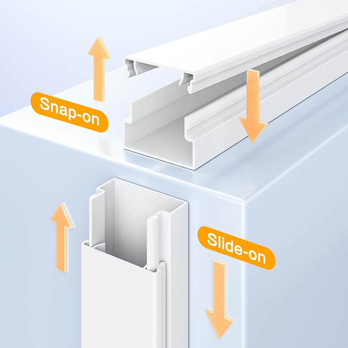 holds 2-4 wires per channel across widths of 0.55in, 0.95in, or 1.18in