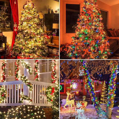 Holiday Bright Color Changing Lights for Playroom and Kids Room – 108ft Cool Touch LED Fairy Lights, 9 Modes