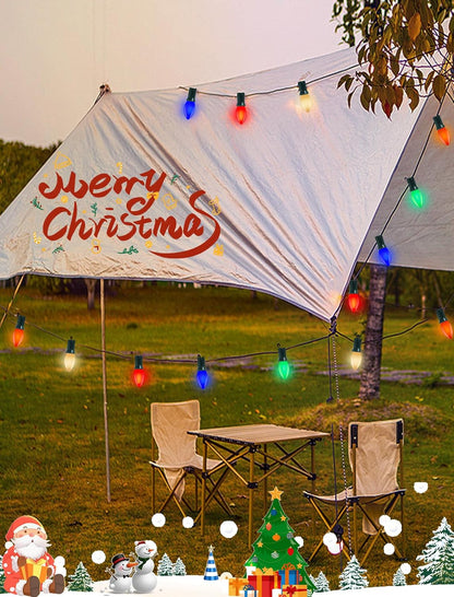 Holiday Brilliance Vintage C9 Light Set – Charming Birthday Gift for Mom, Cozy Holiday Lighting for Family Gatherings