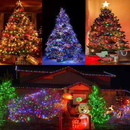 HolidayAura Holiday Lights Gift Set – Easy Setup Battery Powered String Lights for Parents, Grandparents, and Apartment Dwellers