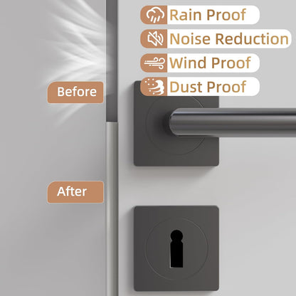 Holikin PU Foam Door Gap Filler – Patio Sliding Glass Frame Tape, Low Profile Wedge Design That Disappears Into the Surrounding Décor