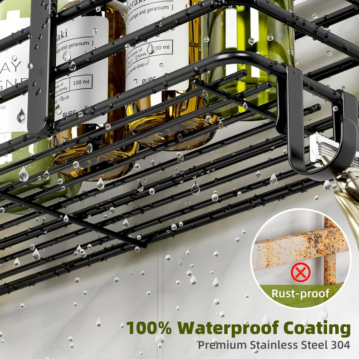 hollow bottom design for fast drainage and dry storage