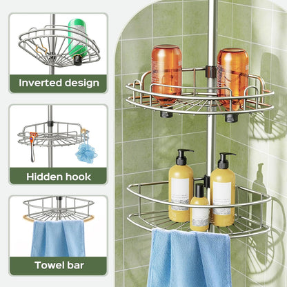 hollow shelf design for ventilation, drainage, and easy rinsing