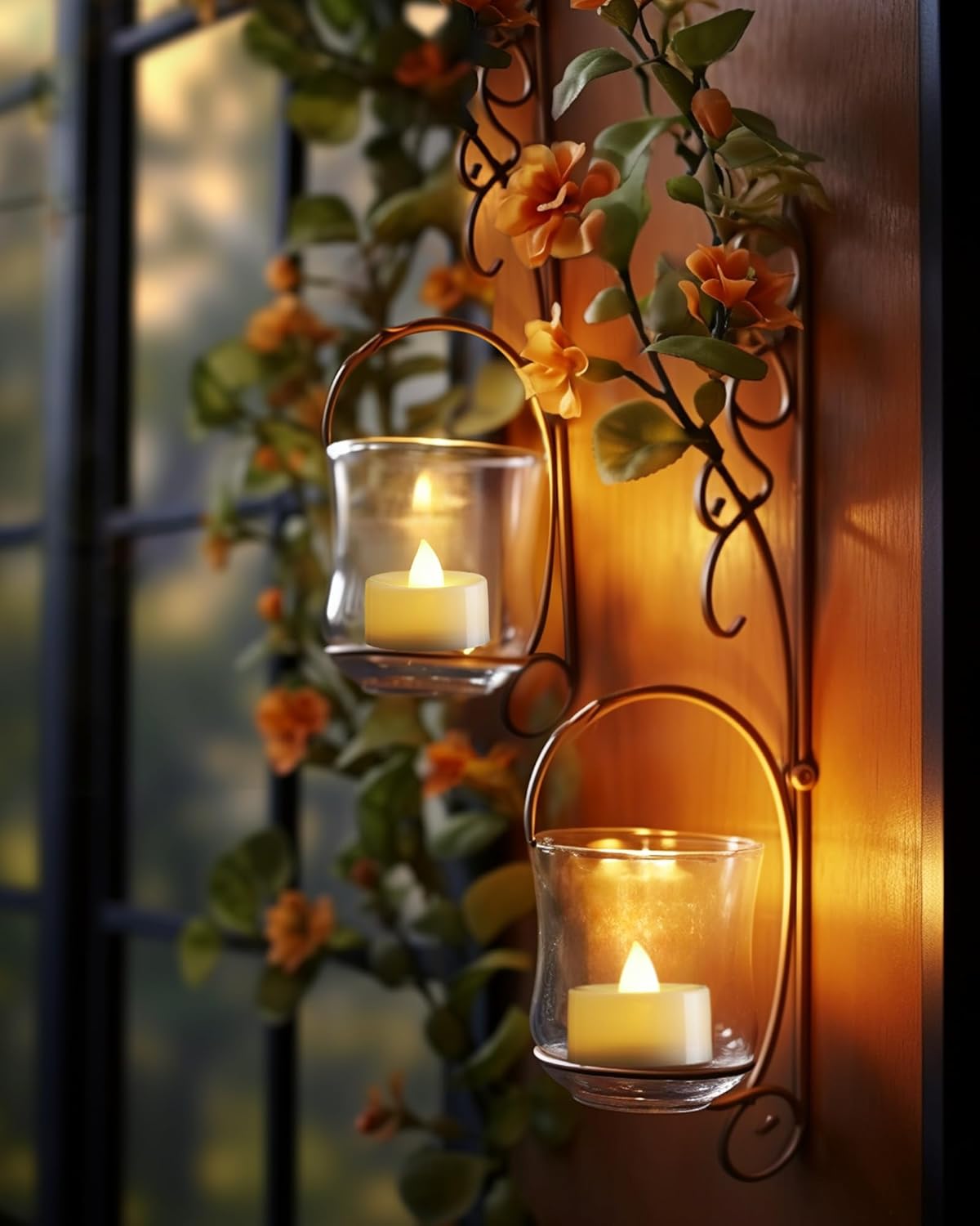 Homemory Battery Operated Tea Lights 12-Pack – 200+ Hour Votive Candles for Wind-Down Routine, Journaling Space and Self-Care Sunday