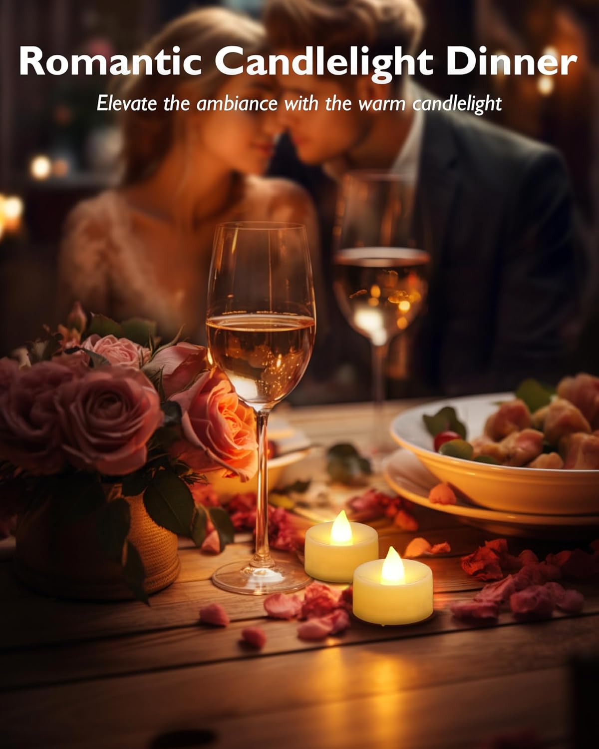 Homemory Compact Ivory LED Votive Candles with Remote – Effortless, Low-Profile Ambient Light for Intentional Living Spaces
