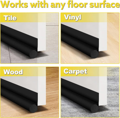 HomeProtect Under Door Seal 2-Pack – Practical Holiday Gift for Parents, Couples, and Apartment Dwellers