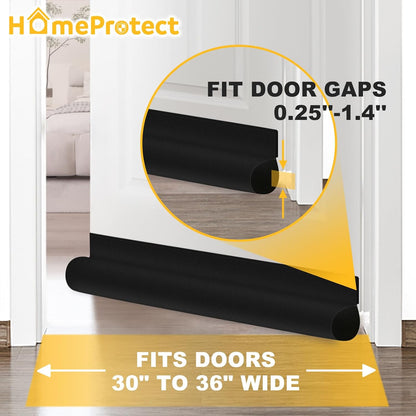 HomeProtect Under Door Seal 2-Pack – Practical Holiday Gift for Parents, Couples, and Apartment Dwellers