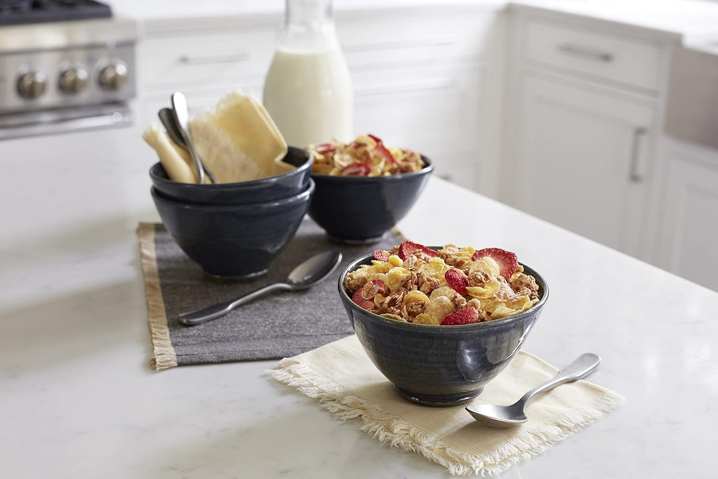 Honey Bunches of Oats with Strawberries Breakfast Cereal – Fast Prep Cereal for the Dorm Room and Late-Night Study Desk Snack Station