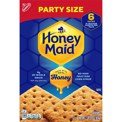 HONEY MAID Graham Crackers – Glamping Snack Box, Honey Sweet Outdoor Crunch