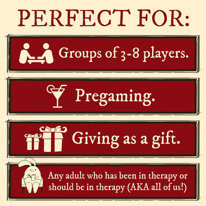 Horrible Therapist Extra Horrible Edition by Exploding Kittens - Group Mindfulness Through Humor, Perfect for Decompressing After a Long Week