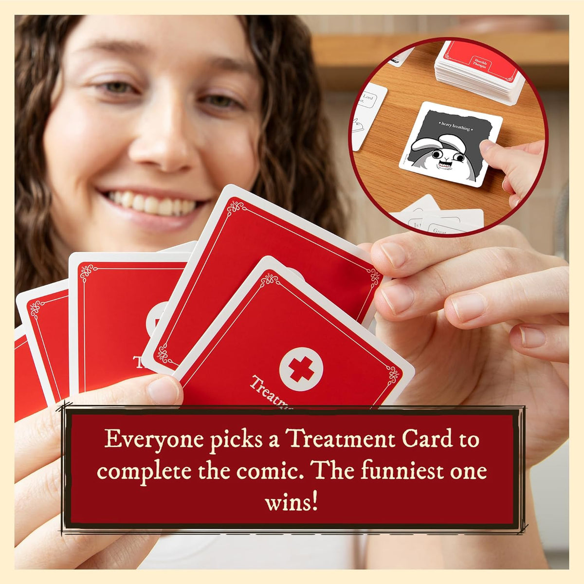 Horrible Therapist Extra Horrible Edition by Exploding Kittens - Group Mindfulness Through Humor, Perfect for Decompressing After a Long Week