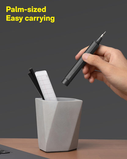HOTO 24-in-1 Magnetic Screwdriver Pen – Practical Housewarming Gift for New Homeowners, Sleek Aluminum EDC Kit