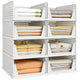 8 Pack L - White