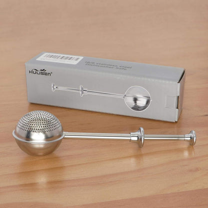HULISEN 304 Steel Flour Duster – Neutral Silver Finish for Simple Kitchens