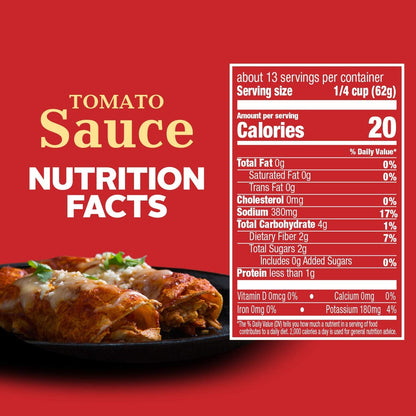 Hunt's Tomato Sauce – Healthy Lifestyle Cooking Base, 2g Net Carbs for Keto and Clean Diets
