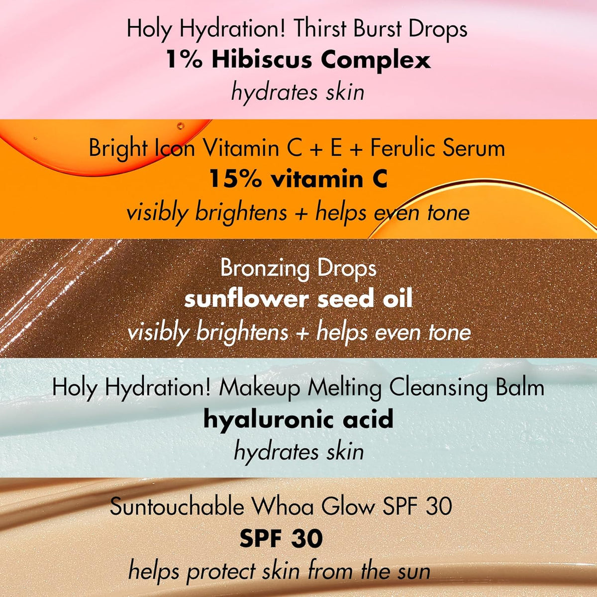 hydrating gel formula suitable for all skin types