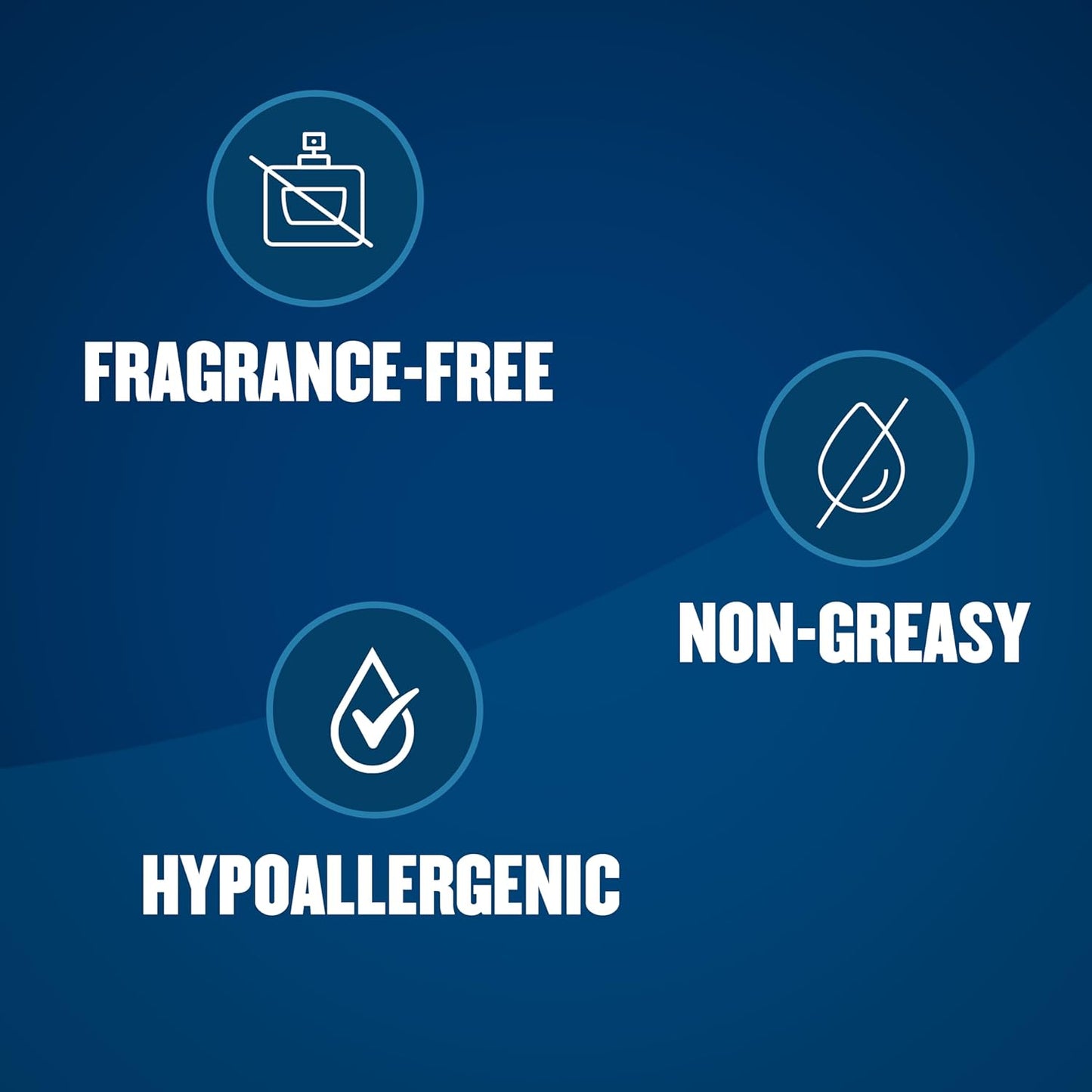 hypoallergenic, dermatologist-tested formulation suitable for everyday use on all skin types