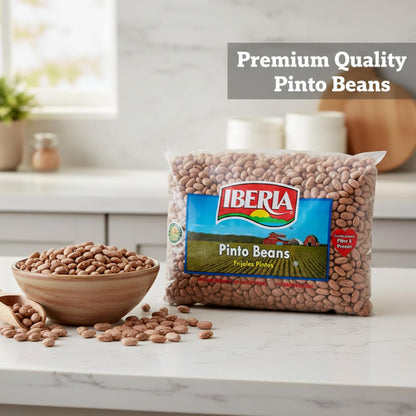 Iberia Pinto Beans 4 lb – Long-Shelf-Life Dried Beans for a Clean, Streamlined Pantry