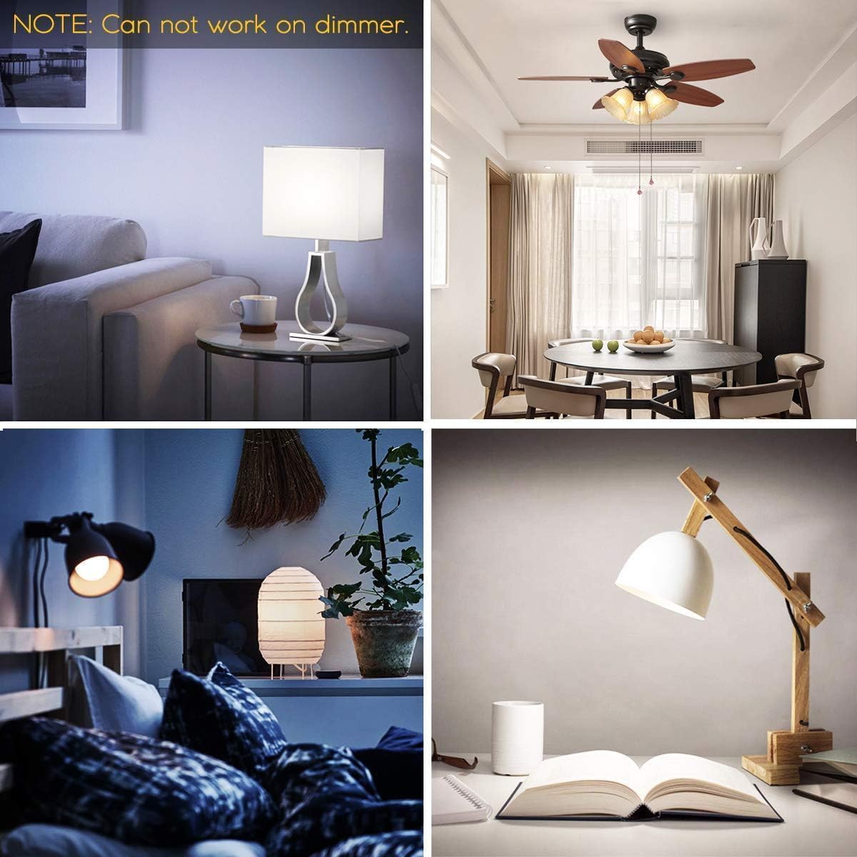 ILC Dimmable Light Bulb – Clean Design Mood Lighting with One Button Remote