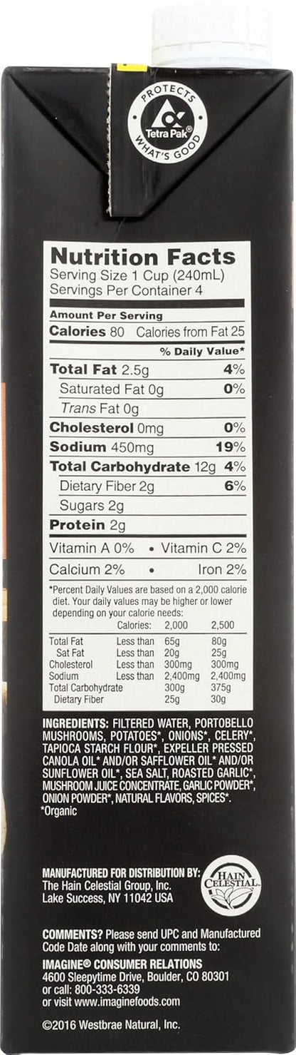 Imagine Creamy Portobello Mushroom Soup – Thermos-Friendly Lunch Between Meetings