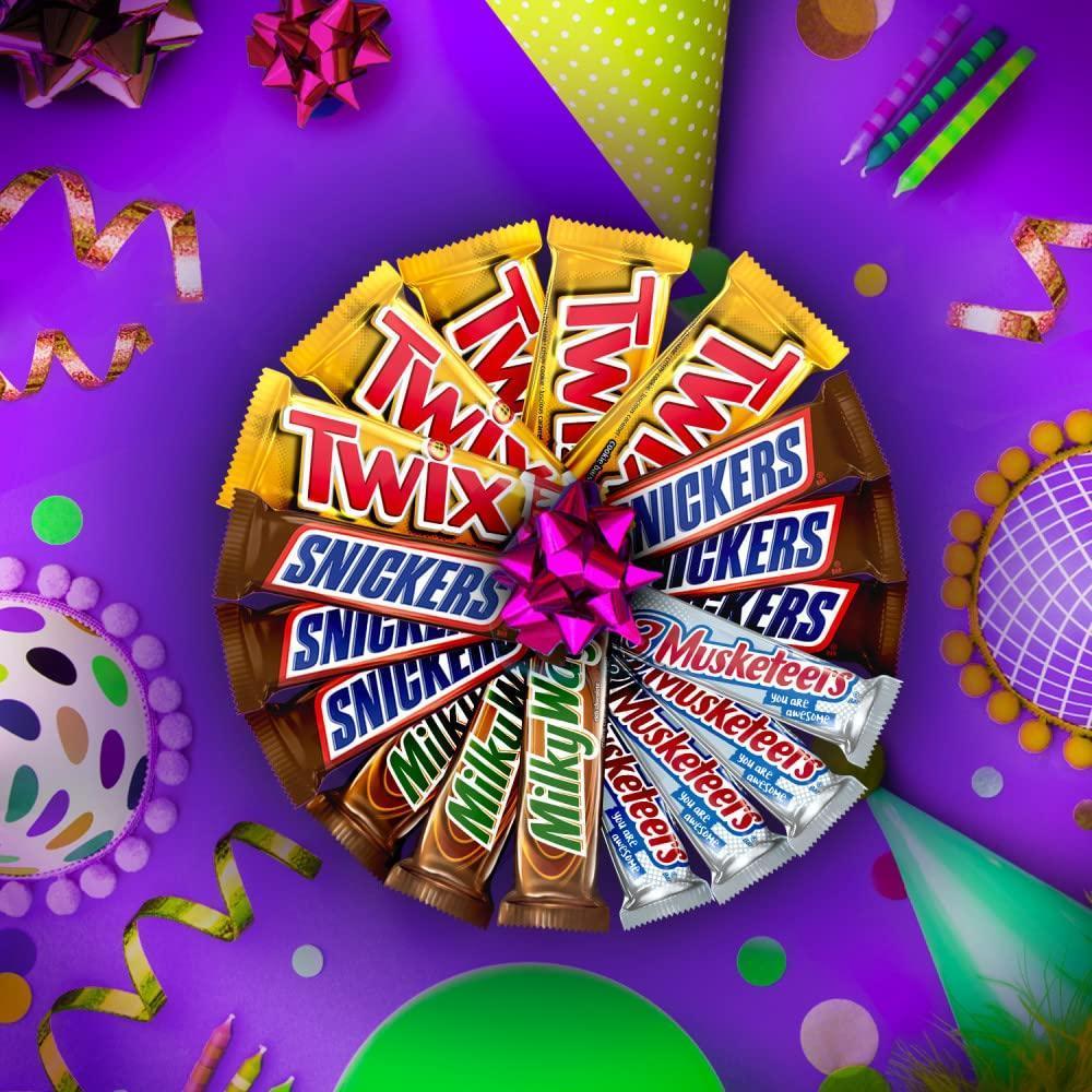 individually wrapped bars for freshness and easy sharing