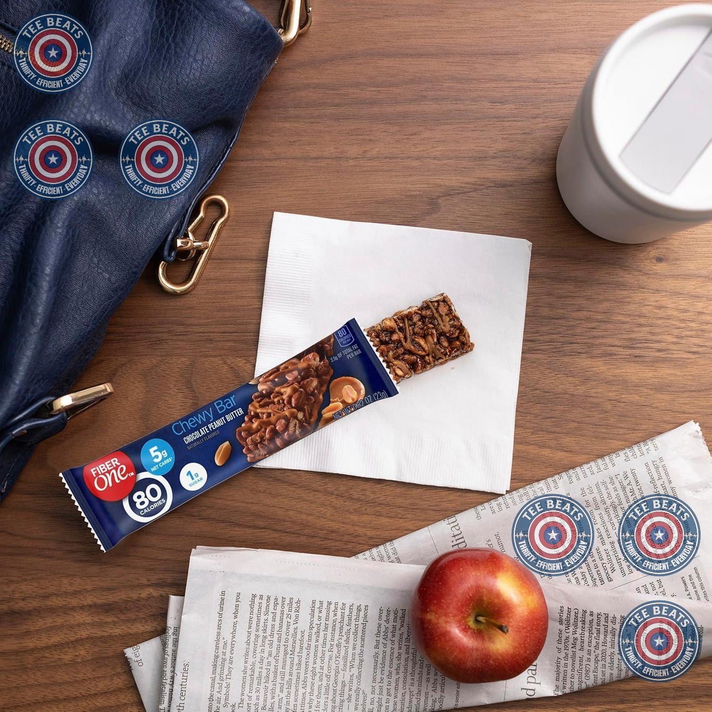 individually wrapped grab-and-go format suitable for pantry, lunch box, and travel
