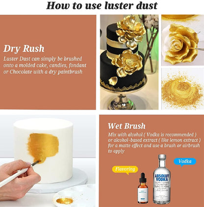 INOCERIS Shimmer Powder – Aesthetic Gold Accent for Modern Home Bars and Cocktail Entertaining Spaces