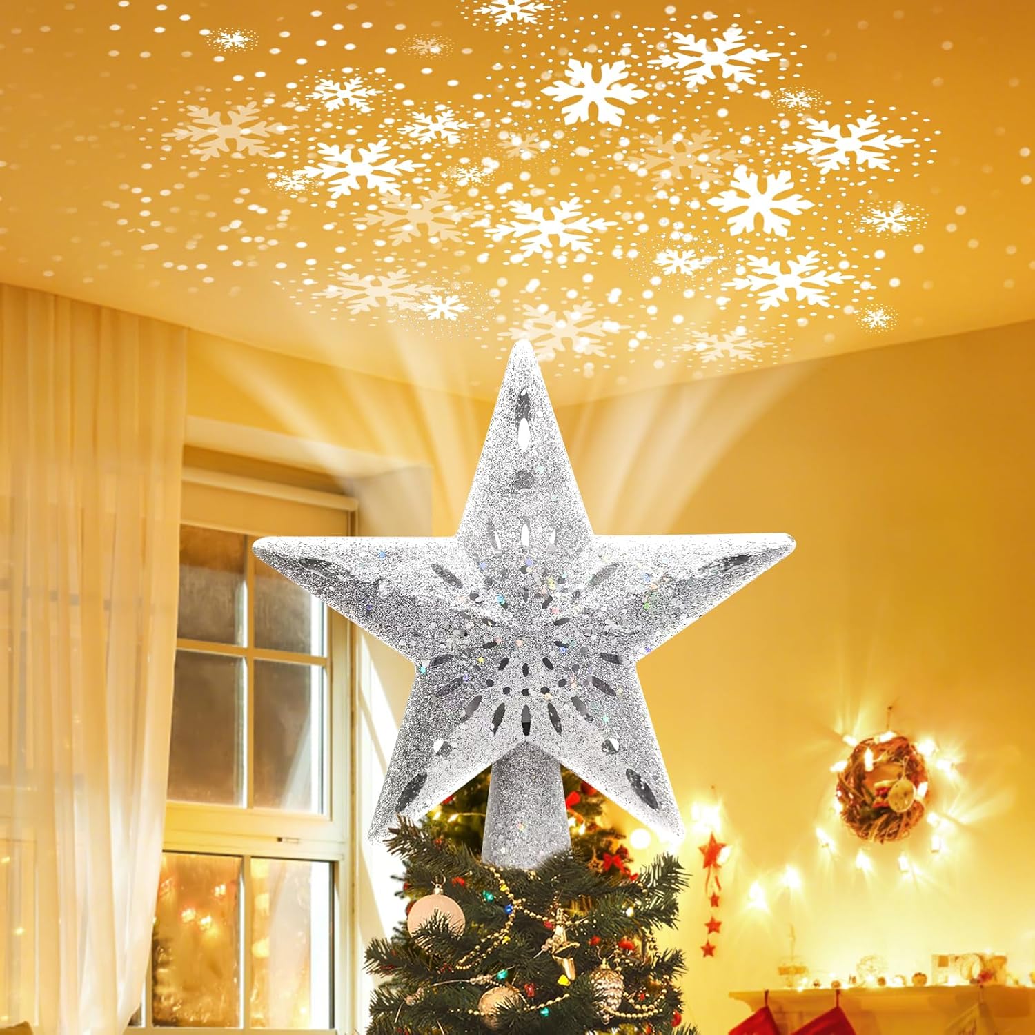 integrated led magic ball projector with 6 rotating projection patterns