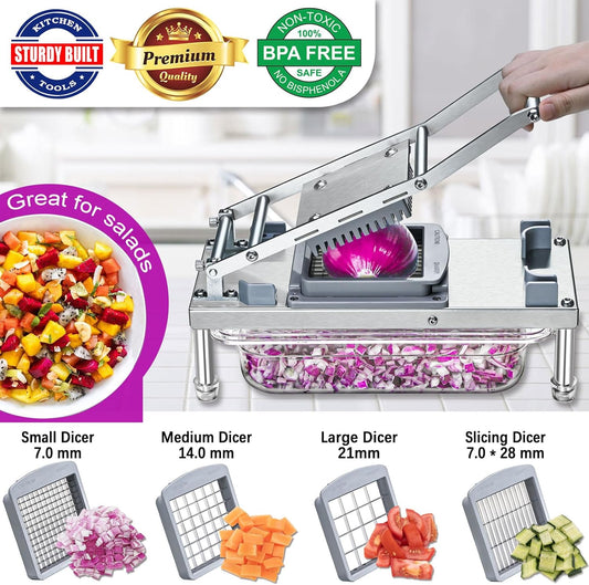 interchangeable blade system offered in 4, 8, or 10 blade configurations across the product line