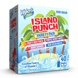Wyler's Light Island Punch Singles to Go – Guilt-Free Tropical Hydration Packets for Self-Care Routines and Daily Water Goals, 40 Count