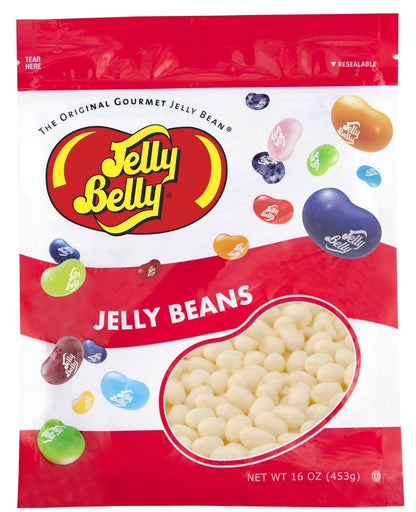 Jelly Belly Coconut Jelly Beans - 1 Pound (16 Ounces) Resealable Bag - Genuine, Official, Straight from the Source