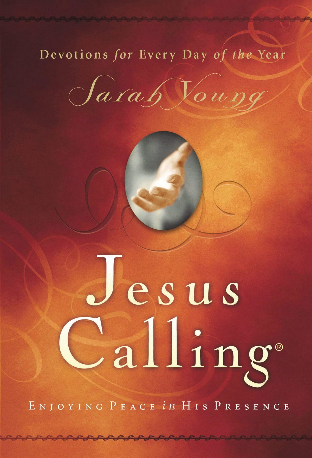 Jesus Calling Sarah Young Devotional – Decorative Hardcover Book for Living Room Shelf and Reading Nook Styling