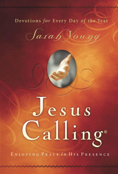 Jesus Calling Sarah Young Devotional – Decorative Hardcover Book for Living Room Shelf and Reading Nook Styling