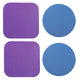 Light Blue Round+Purple Square