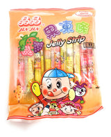 Jin Jin Jelly Strip - Playdate Snack and Lunchbox Candy Variety Pack for Kids, 5 Fruity Flavors