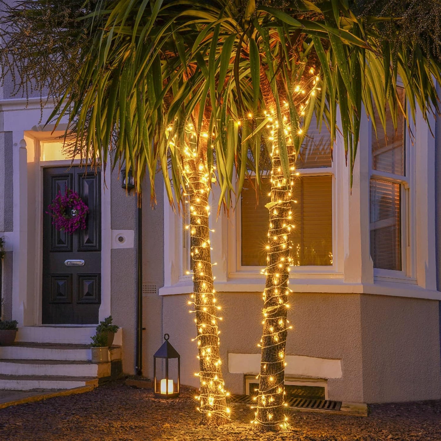 JMEXSUSS Connectable Fairy Lights – End to End Linkable Outdoor String Lights for Yard, Fence, and Bush Decoration