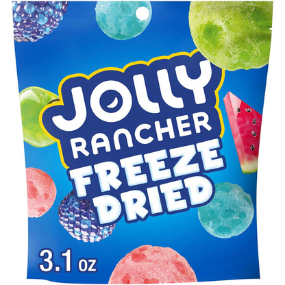 JOLLY RANCHER Freeze Dried Fruit Flavored Candy - Vegetarian Lunchbox Snack for Back-to-School