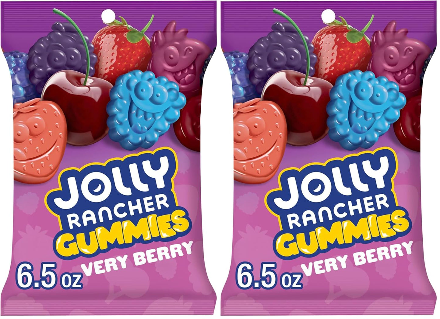 JOLLY RANCHER Gummies Assorted Fruit Flavored Candy Bag – Variety Pack for Home Office Brain Breaks and Back-to-Back Zoom Day Snacking