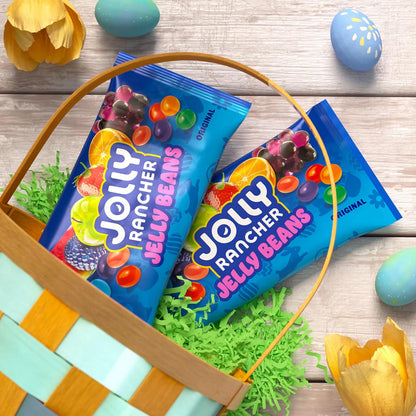 JOLLY RANCHER Jelly Beans – Vibrant Candy Buffet Centerpiece for Easter Table Settings, 14 oz