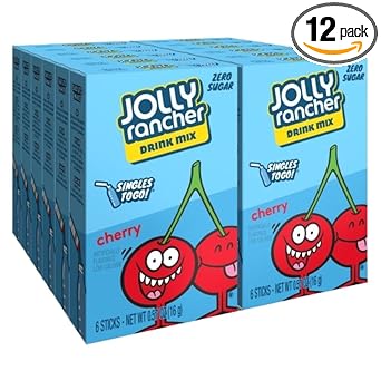 Jolly Rancher Watermelon Sugar-Free Drink Mix for Health-Conscious Adults and Sugar-Free Lifestyles, 72 Packets