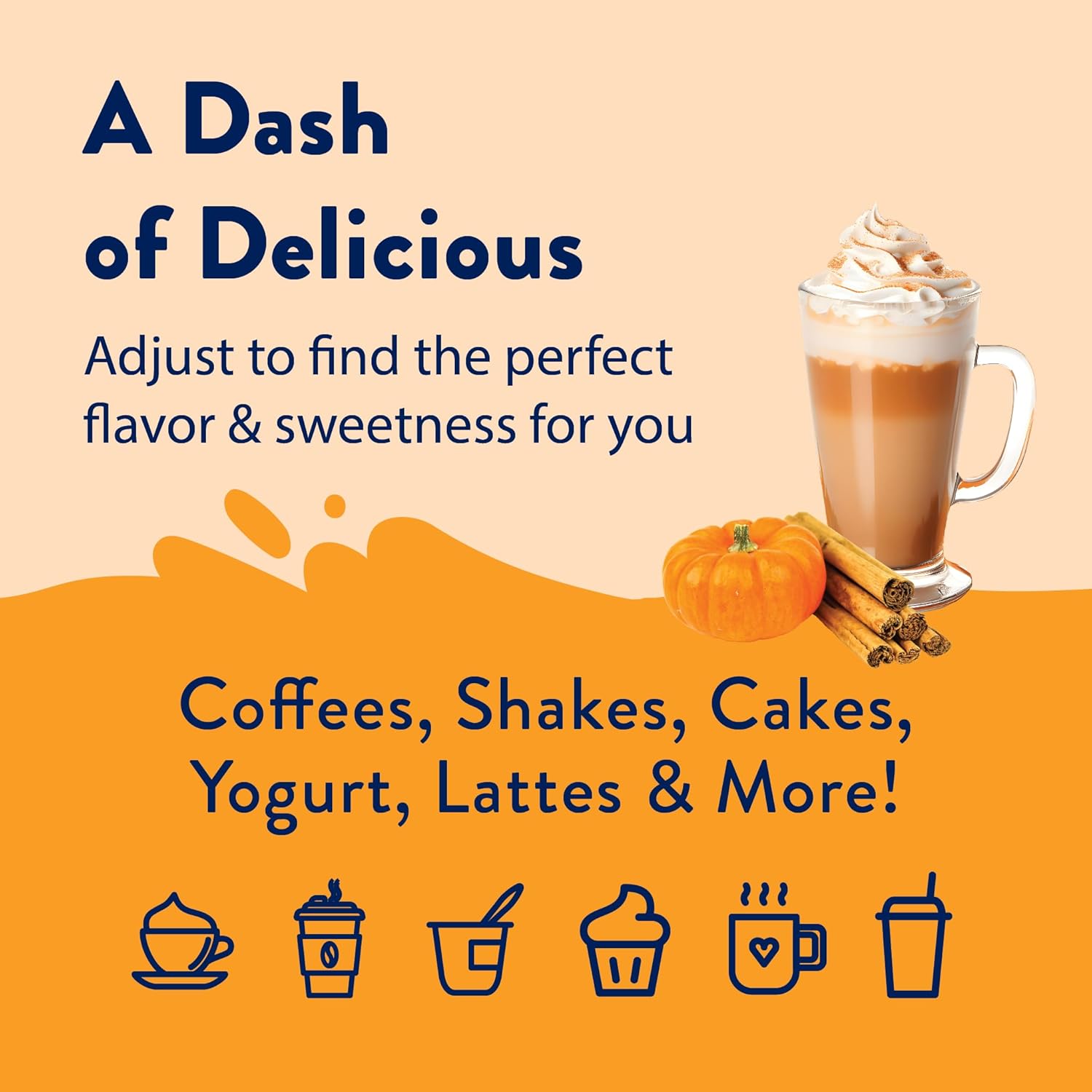 Jordan's Skinny Syrups Sugar Free Pumpkin Spice Coffee Syrup Cute Housewarming Present for Healthy Hosts