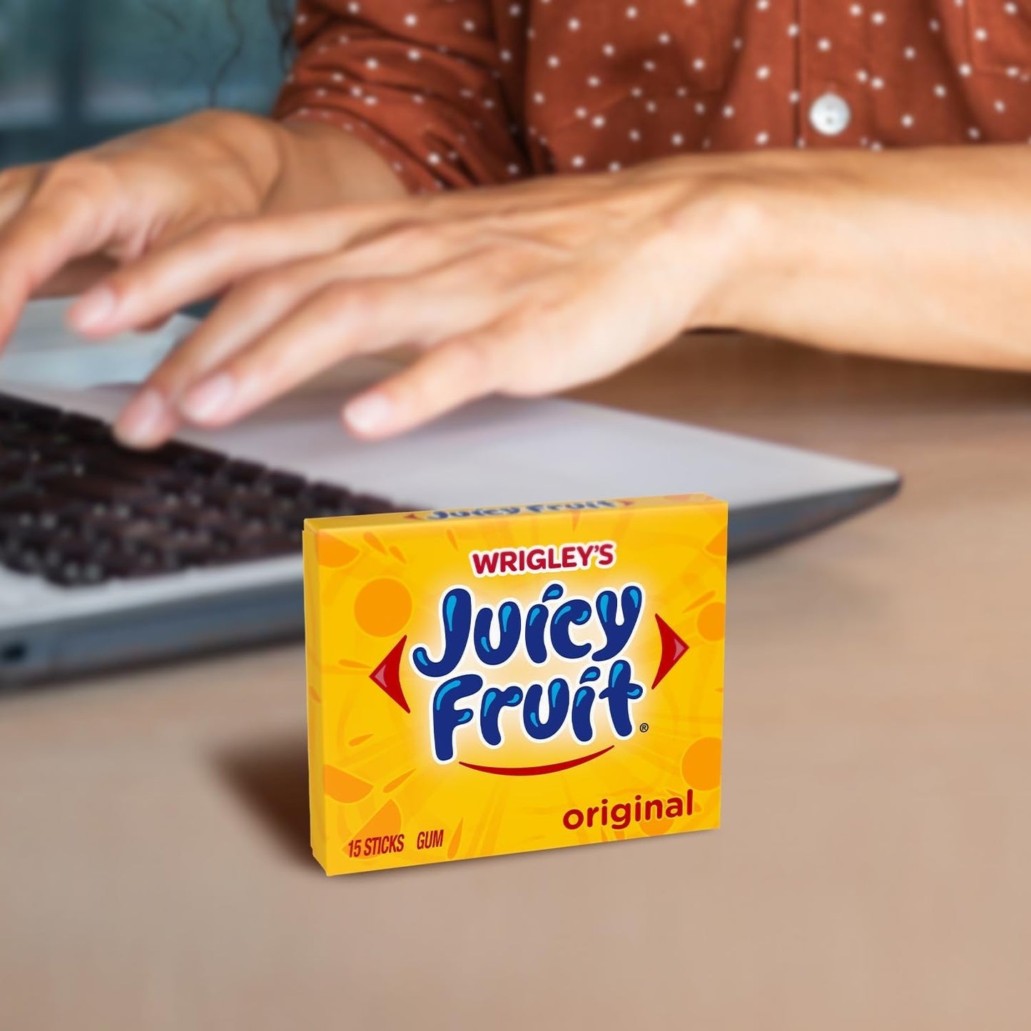 Juicy Fruit Gum Stocking Stuffer for Him – Bulk 45 Count Original Flavor Chewing Gum