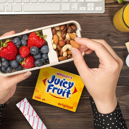 Juicy Fruit Gum Stocking Stuffer for Him – Bulk 45 Count Original Flavor Chewing Gum