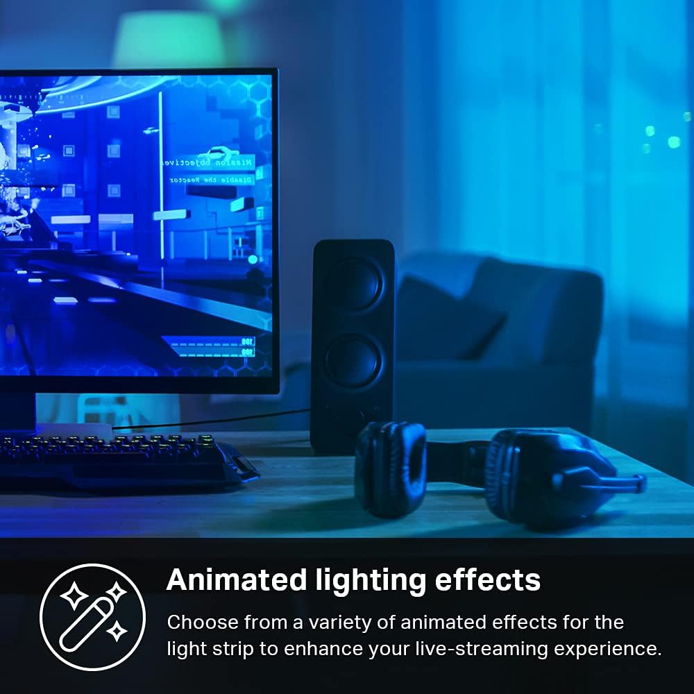 Kasa Smart LED Light Strip – Study Desk Ambient Backlight, Consistent Daylight LED for Work Sessions